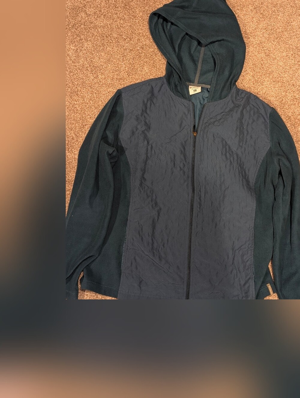 Columbia Lightweight Hooded Jacket in Dark Navy